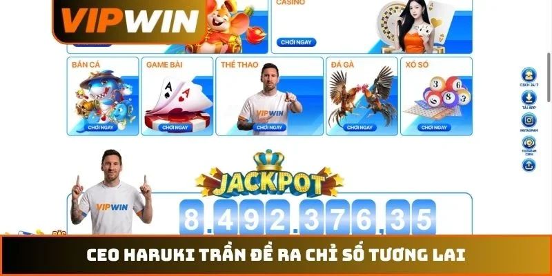 CEO Haruki Trần 4 CEO Haruki Trần đề ra chỉ số tương lai